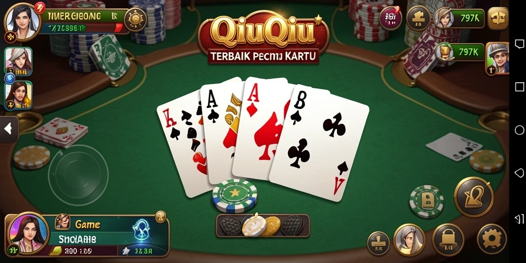 Tampilan gameplay QiuQiu yang menarik dan penuh strategi.