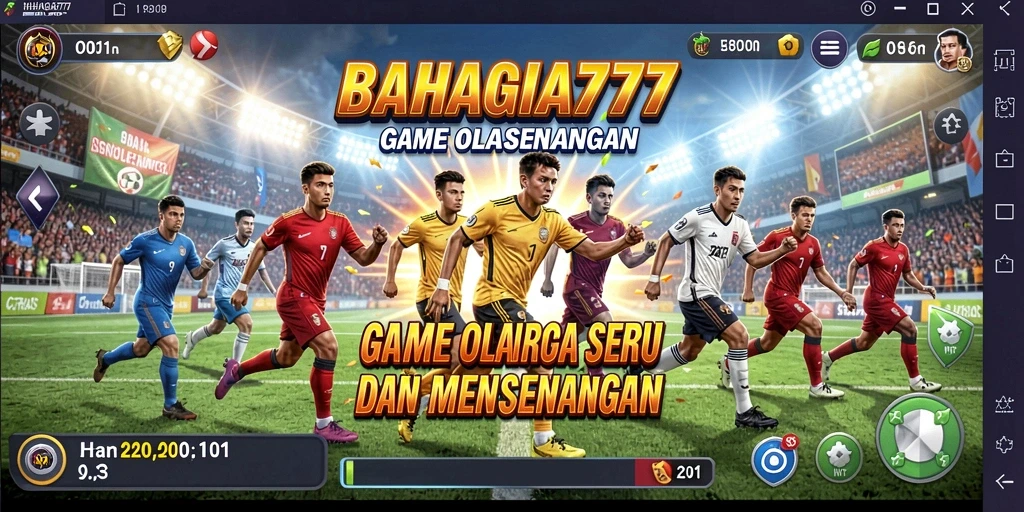 Tampilan gameplay seru dan kompetitif dari BAHAGIA777.