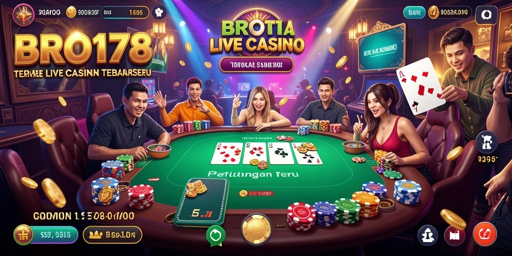 Screenshot dari gameplay <strong>BRO178</strong> yang seru di Live Casino.