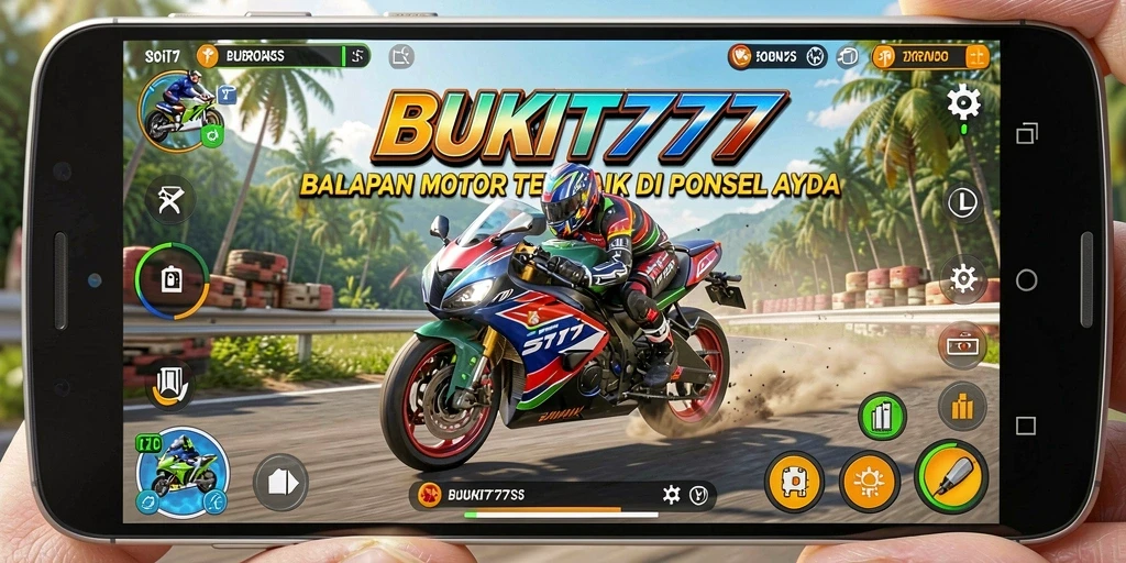 Tampilan gameplay seru di BUKIT777 dengan aksi balapan yang mendebarkan.
