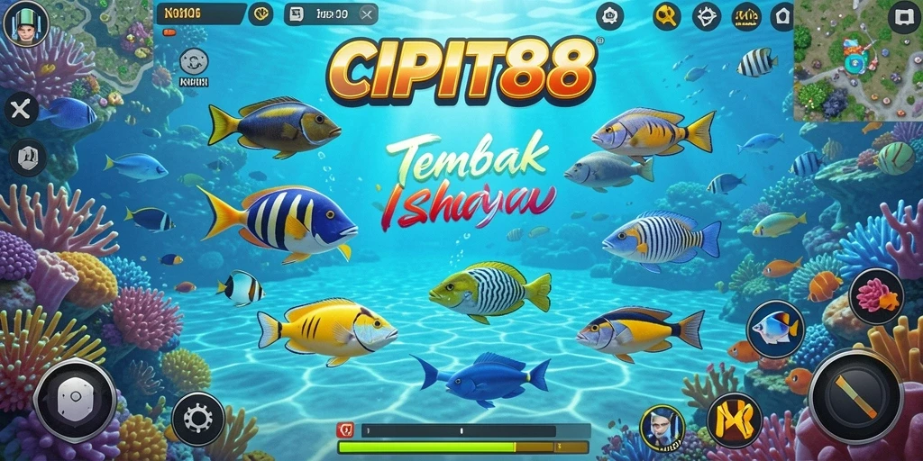 Tampilan gameplay yang menarik dan seru dalam CIPIT88.