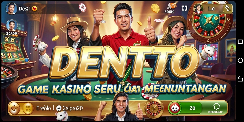 Gameplay seru DENTOTO dengan grafis menawan dan interaksi menarik.