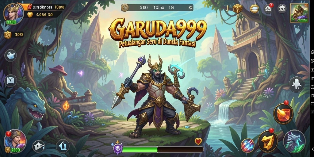 Screenshot menunjukkan aksi mendebarkan dalam permainan petualangan.