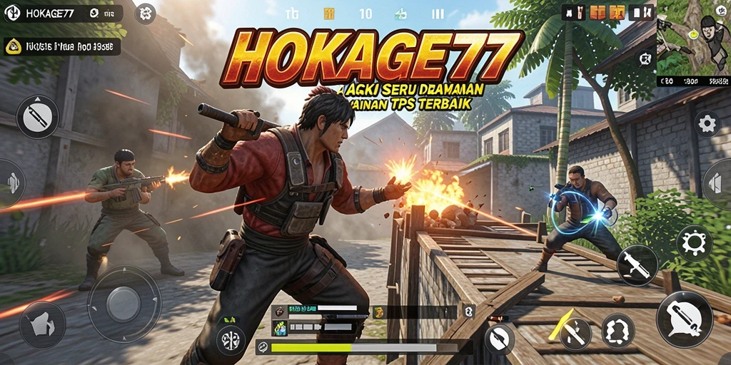Tangkapan layar HOKAGE77 memperlihatkan pertempuran intens di arena TPS.