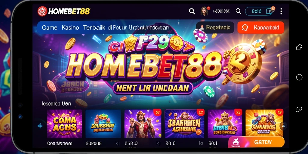 Screenshot gameplay Kasino HOMEBET88 yang menarik dan penuh aksi.