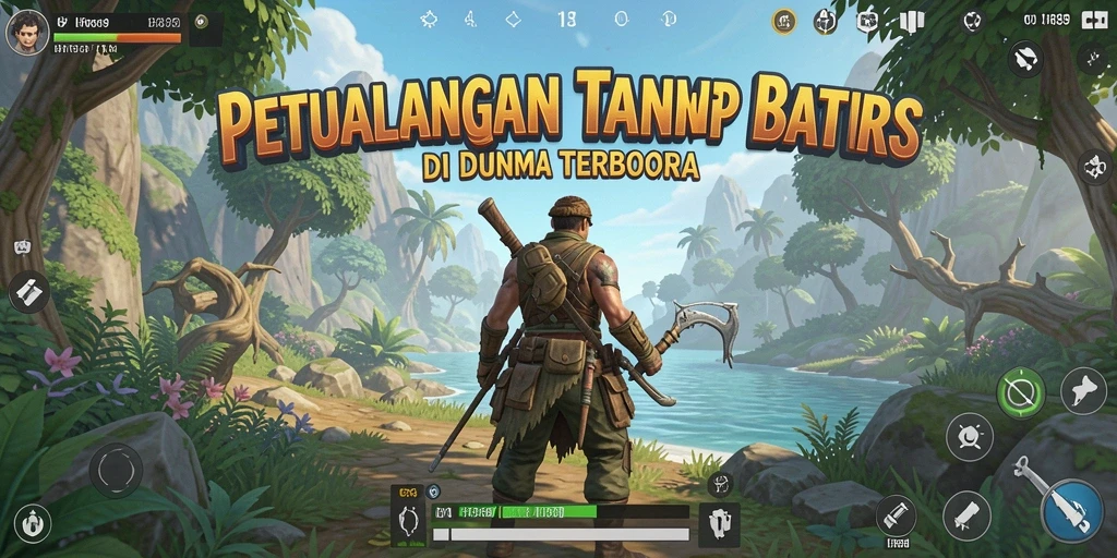Screenshot gameplay HR89 menampilkan dunia terbuka yang menakjubkan dan interaktif.