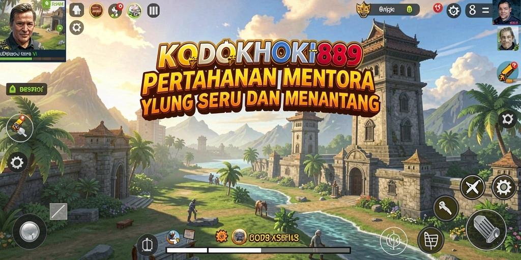 Screenshot gameplay KODOKHOKI889 dengan menara yang berfungsi secara strategis.