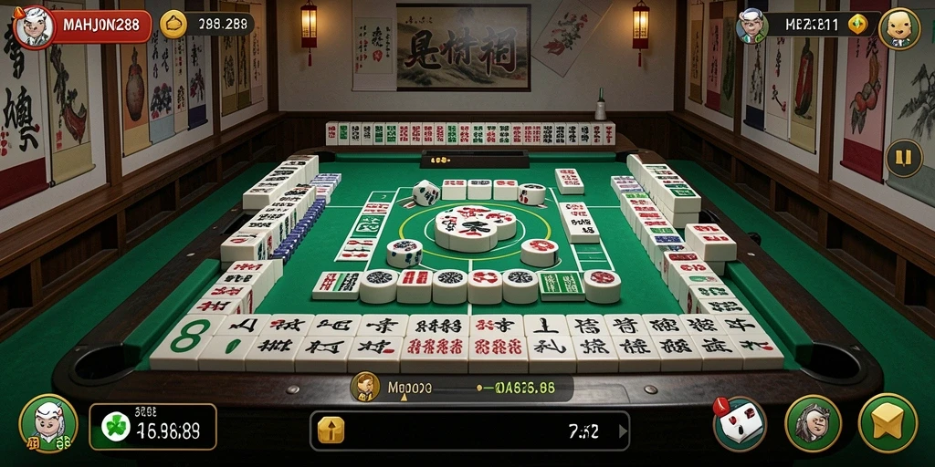 Tampilan gameplay menarik dari MAHJONG288 yang mengasyikkan.