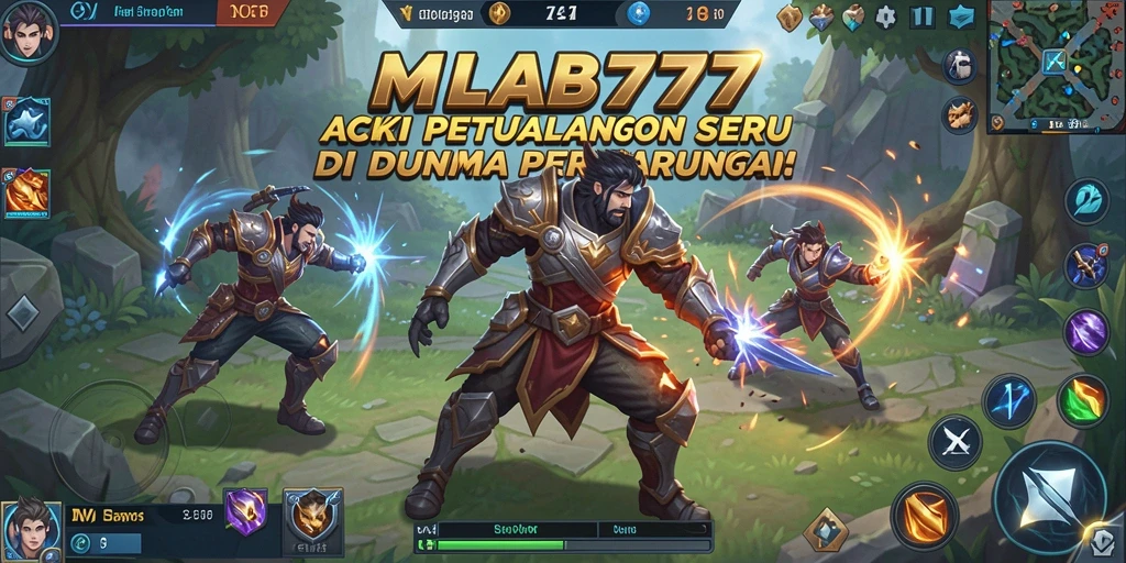 Tampilan gameplay aksi seru di MLBB777.