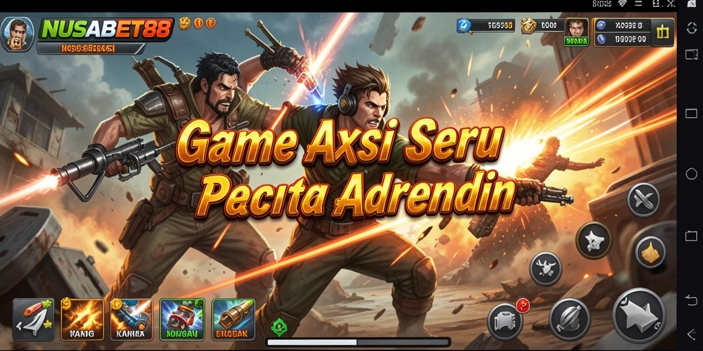 Tampilan gameplay seru dan mendebarkan dari NUSABET88.