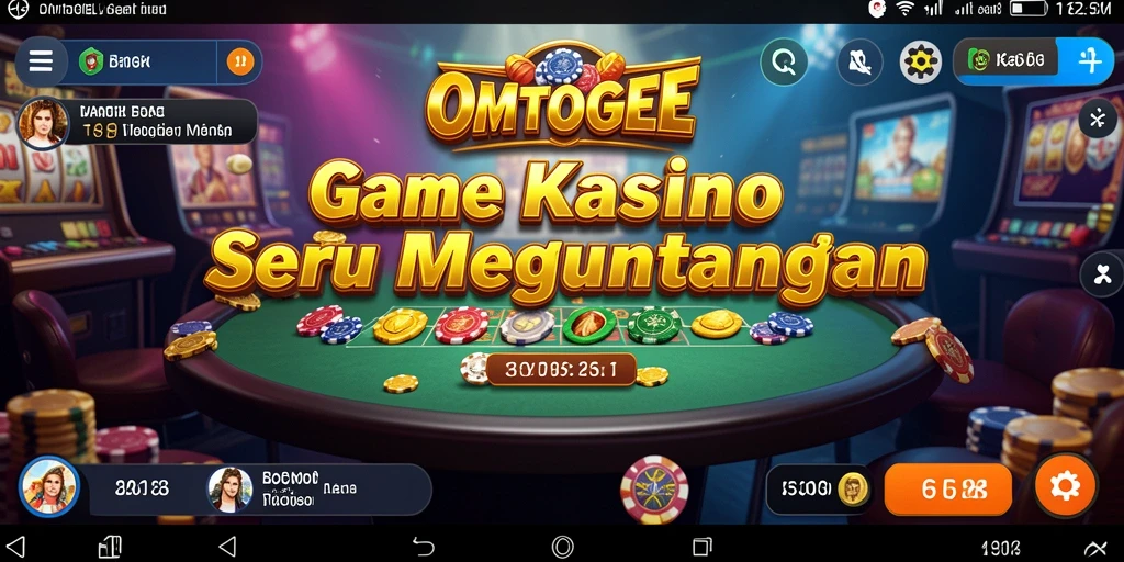Screenshot gameplay OMTOGEL menampilkan suasana Kasino yang mendebarkan.