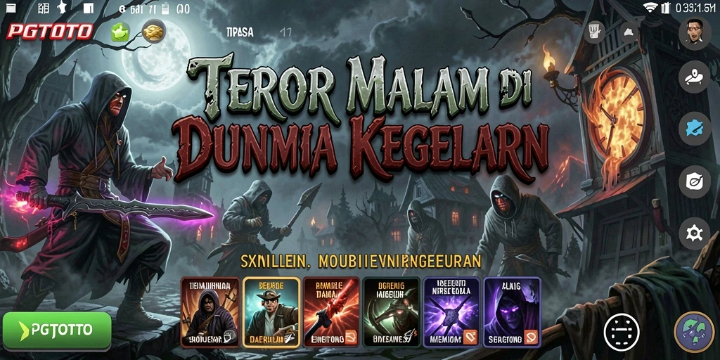 Tampilkan momen menegangkan dalam gameplay PGTOTO yang menyeramkan.