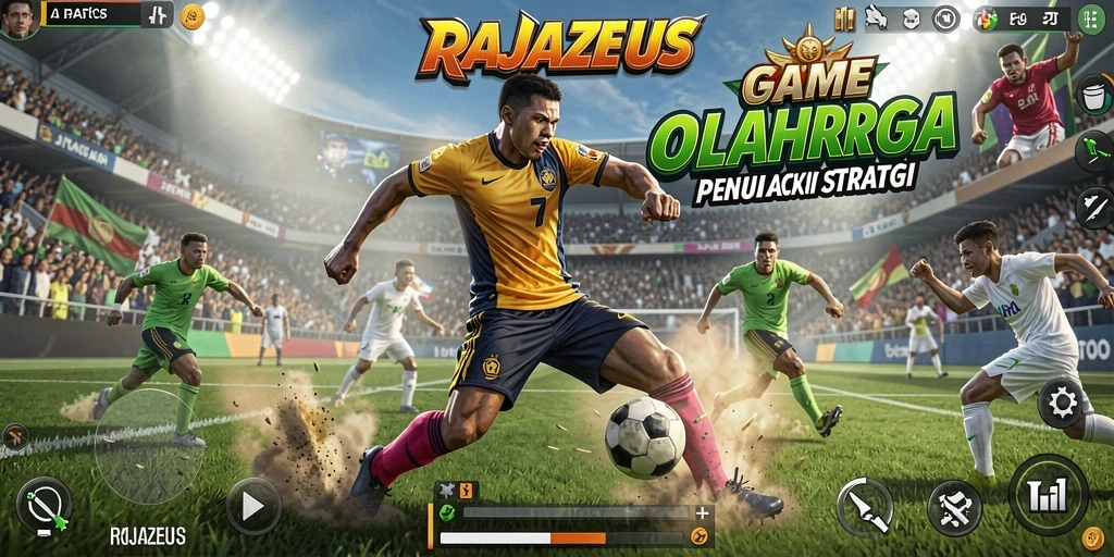Screenshot gameplay RAJAZEUS yang menunjukkan pertarungan seru antar pemain.