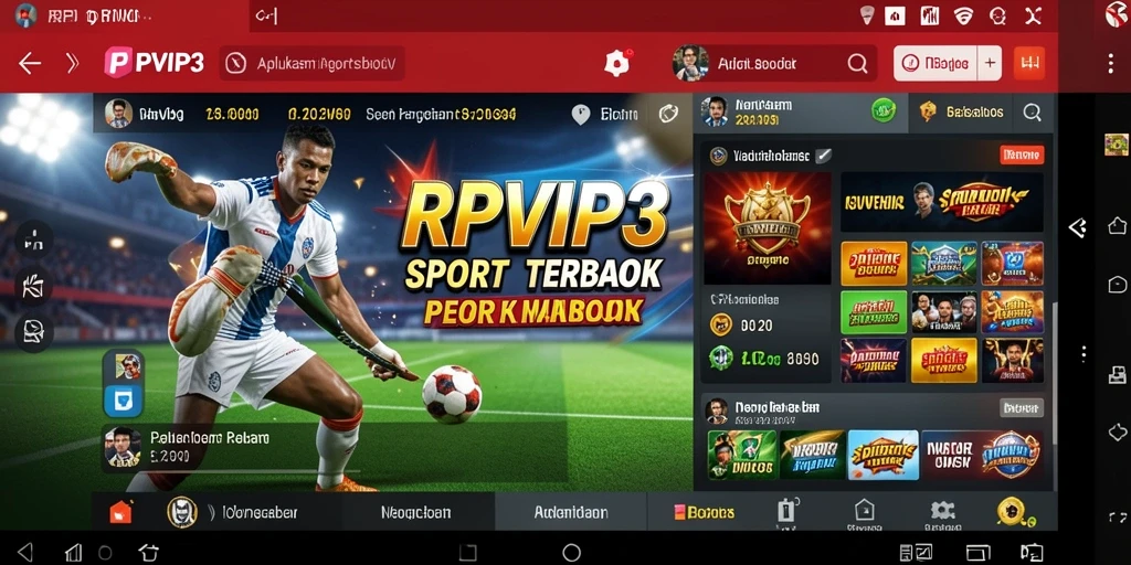 Tampilan gameplay RPVIP3 dengan berbagai opsi taruhan menarik.