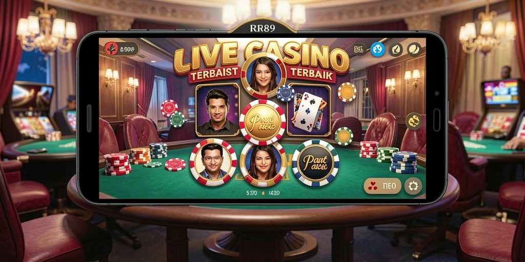 Tampilan gameplay Live Casino yang menarik di RR89.
