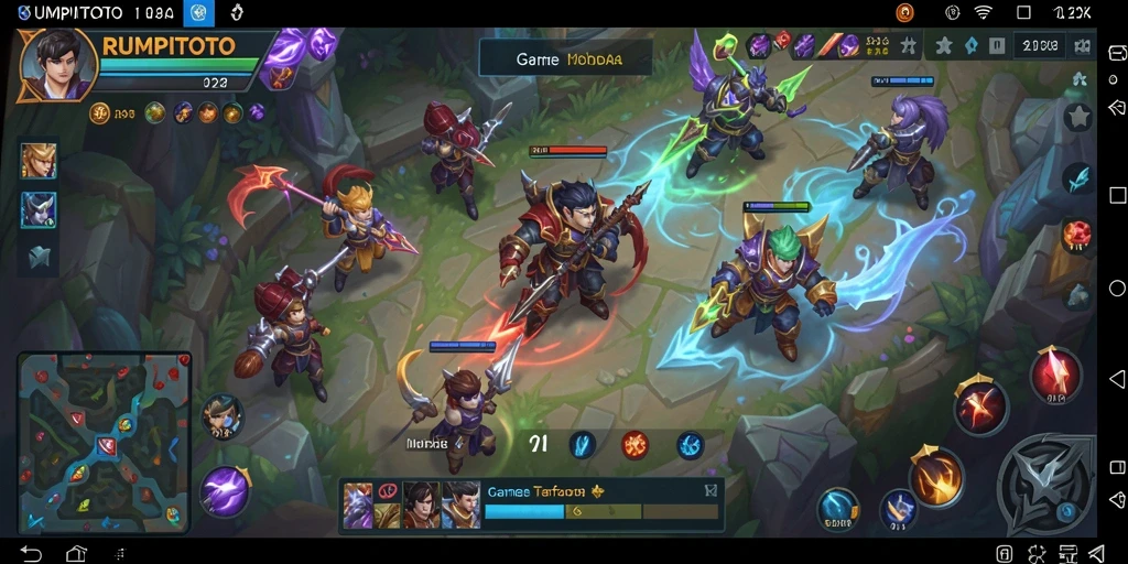 Tampilan screenshot dari gameplay RUMPITOTO yang menegangkan dan penuh aksi.