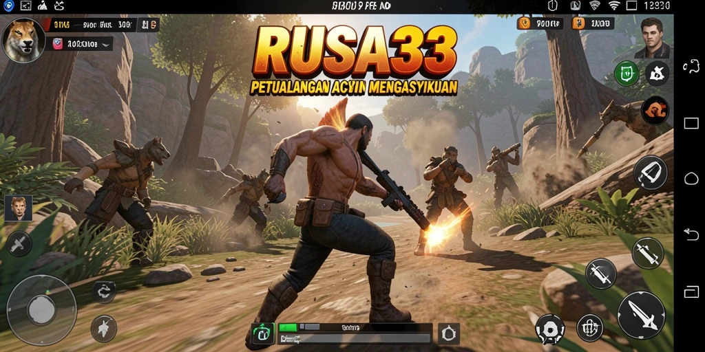 Screenshot RUSA33 menampilkan aksi bertempur yang intens dan grafis menawan.