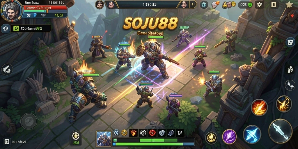 Tampilan gameplay SLG di SOJU88 yang menarik dan menantang.