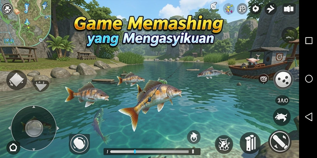 Gameplay SOV777 menampilkan pengalaman memancing yang seru dan realistis.
