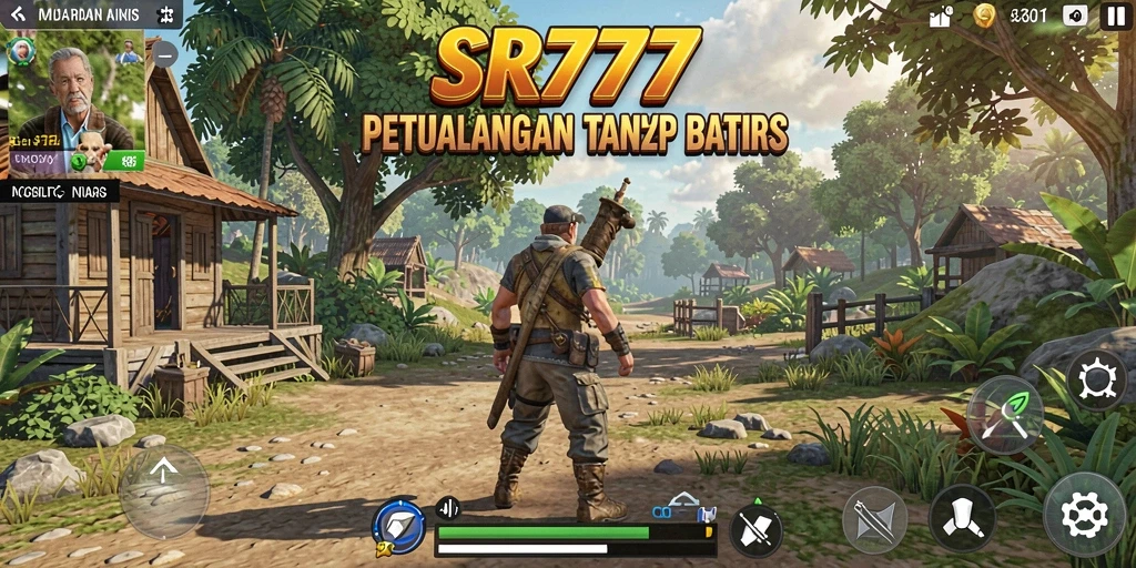 Screenshot gameplay <strong>SR777</strong> menampilkan lingkungan terbuka yang menakjubkan.