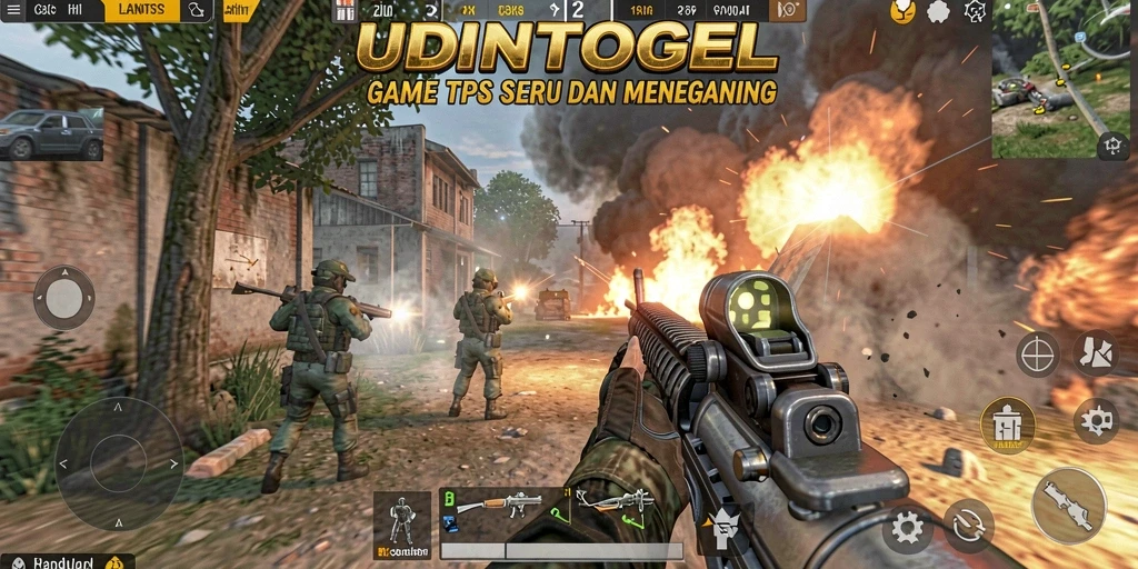 Tampilan gameplay seru dan mendebarkan dari UDINTOGEL.
