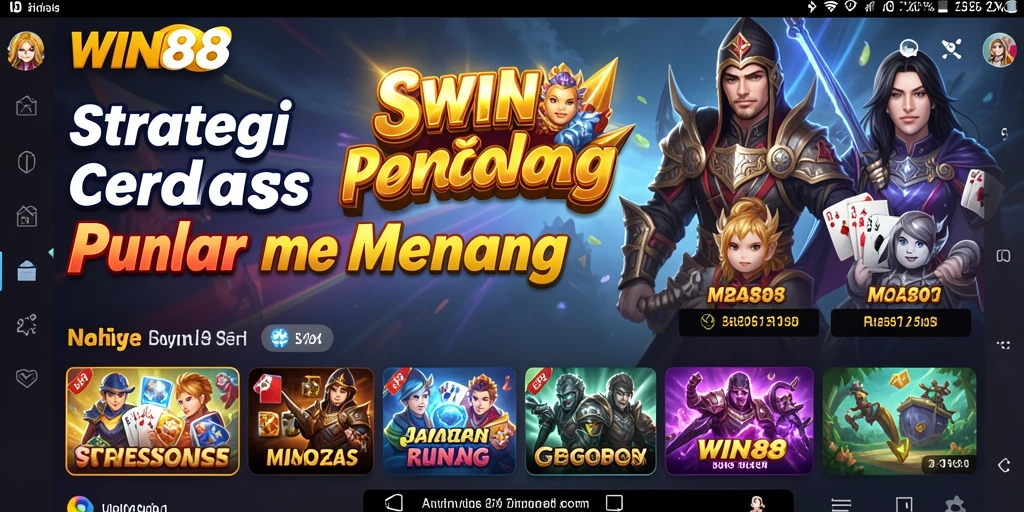 Tangkapan layar permainan WIN88 menunjukkan strategi yang mendebarkan.