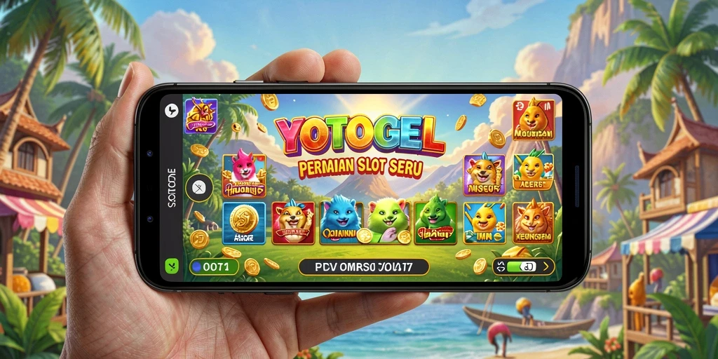 Tampilan menawan dari permainan slot YOTOGEL yang penuh warna.